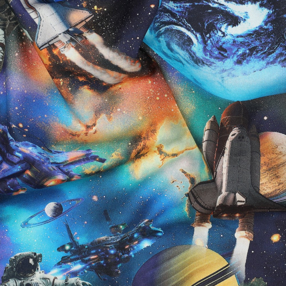 Baumwoll Popeline Astronaut