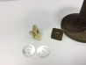 Magnet Verschluss 1,4cm x 1,4cm Gold