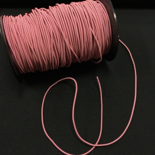 R 3m ummantelte gummikordel rot/wei 2mm