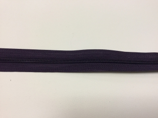 R Endlosreissverschlu 5mm dunkellila 23 incl. 4 zipper