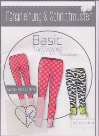 Basic Raff-Legging Schnittmuster Ki-ba-doo