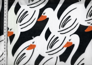 R Swafing Swans by Cherry Picking Black and White