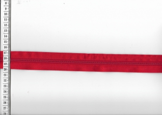 R Endlosreiverschluss 5mm Rot 6 incl. 4 Zipper