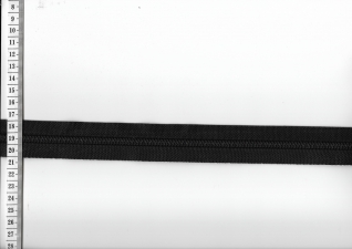 R Endlosreiverschluss 5mm Schwarz 7 incl. 4 Zipper