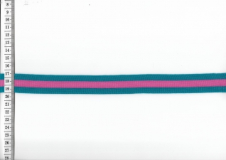 R Fashionstripes retro blau/pink 25mm