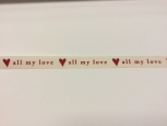 R Ribsband all my Love 15mm
