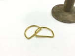 D-Ring Gold 3cm 2 stk