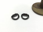 Schraub D-Ring 1,5cm Schwarz