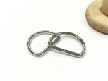 D-Ring Silber 3cm x 2,2cm